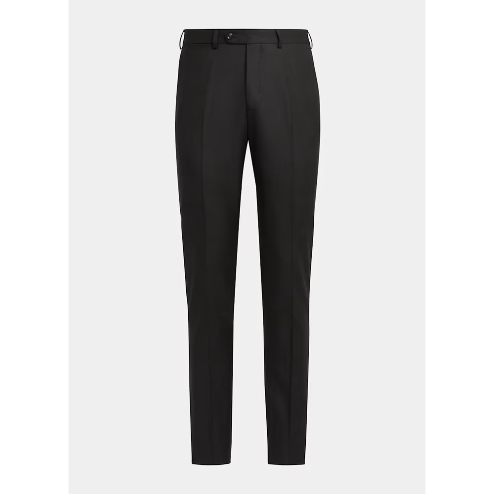 Suit Supply Sienna Dress Pants Mens 38S Black Wool Slim Fit Business Casual